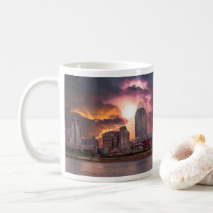 Stormy Cincinnati Great American Ball Park Coffee Mug
