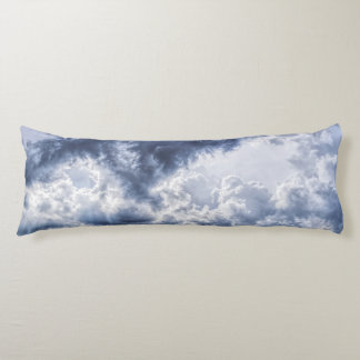 Stormy clouds body pillow
