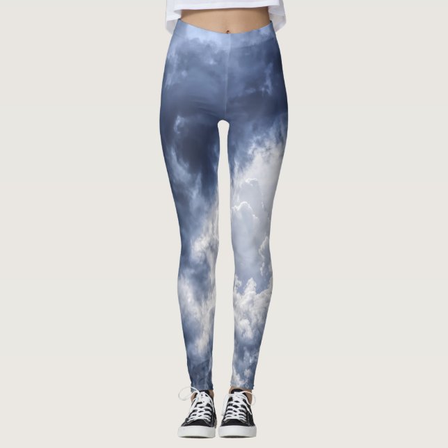 stormy clouds leggings (Front)