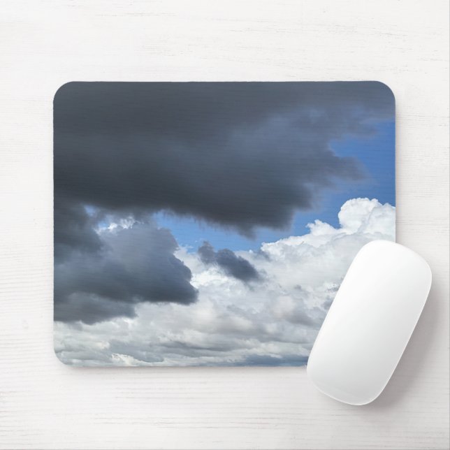 Stormy Clouds Mouse Pad (With Mouse)