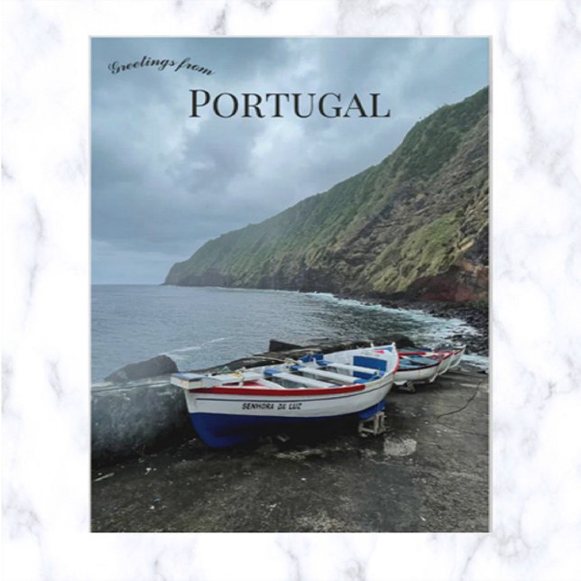 Stormy Day in Azores Portugal Postcard (Creator Uploaded)