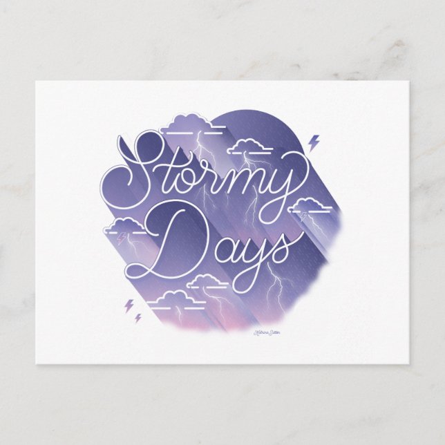 Stormy Days / Postcard (Front)