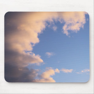 Stormy edges - clouds mouse pad