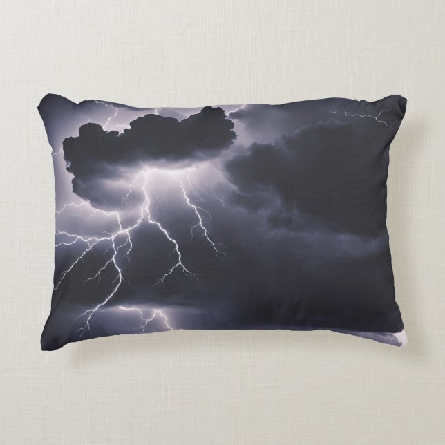 Stormy Night Decorative Cushion (Front)
