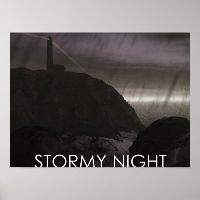 Stormy Night Poster (Front)