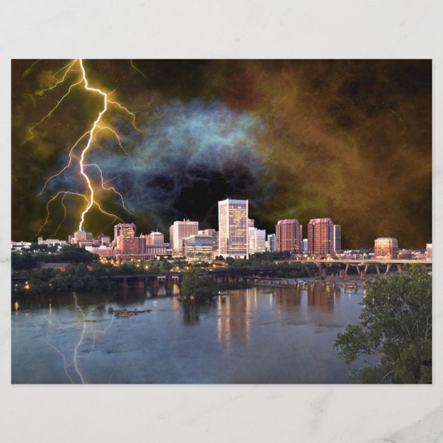 Stormy Richmond Skyline (Front)