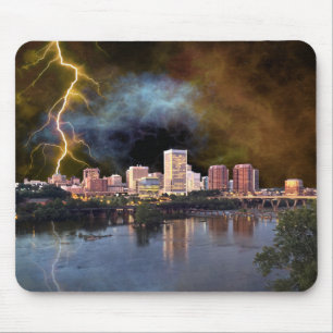 Stormy Richmond Skyline Mouse Pad