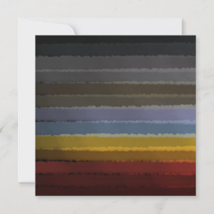 Stormy Salty Watercolor Pop Of Colour Abstract Art Card