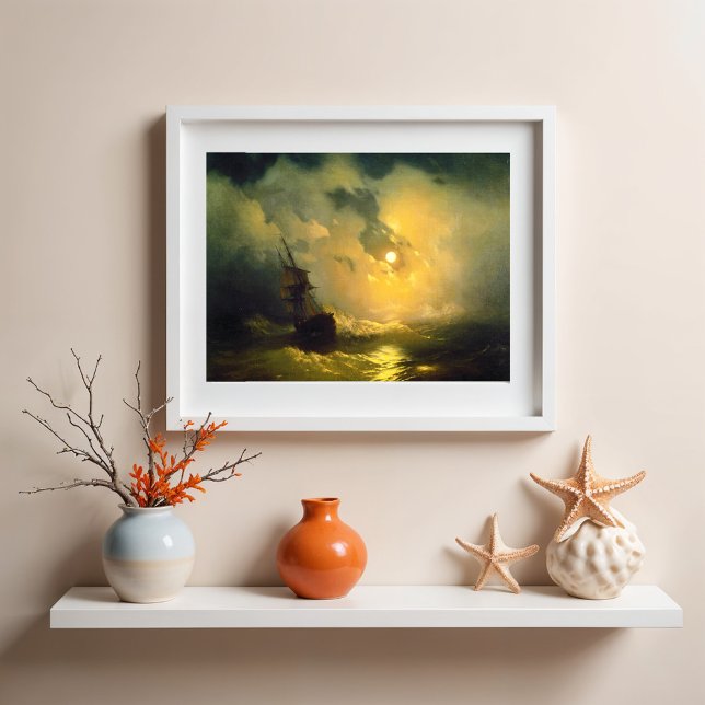 Stormy sea at night, Aivazovsky  Photo Print (Creator Uploaded)