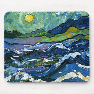 Stormy Sea Mouse Pad