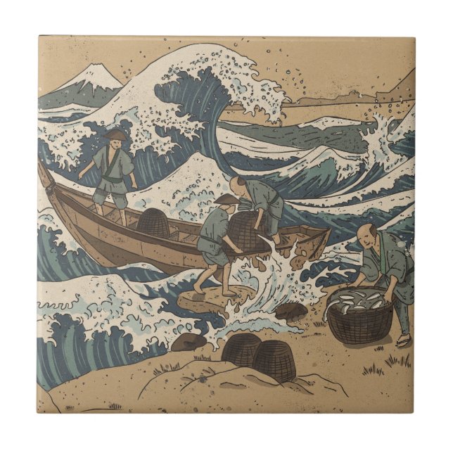 Stormy Sea Tile (Front)