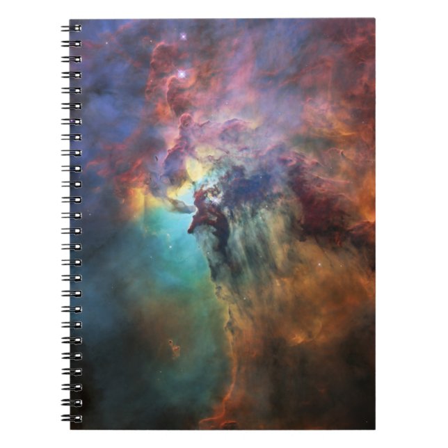 Stormy Seas of Lagoon Nebula in Sagittarius Notebook (Front)