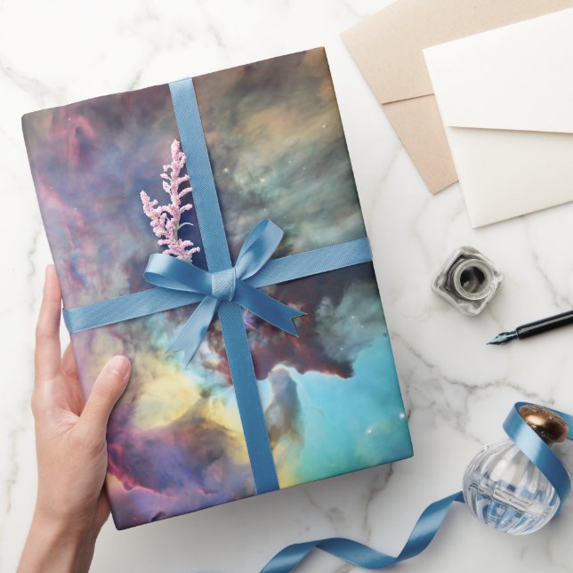 Stormy Seas of Lagoon Nebula in Sagittarius Wrapping Paper (Gifting)