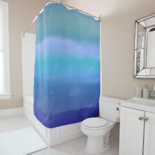 Stormy Skies Abstract Art  Shower Curtain