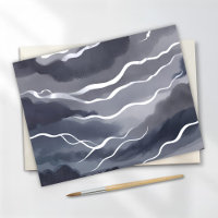 Stormy Skies | Dark Watercolor