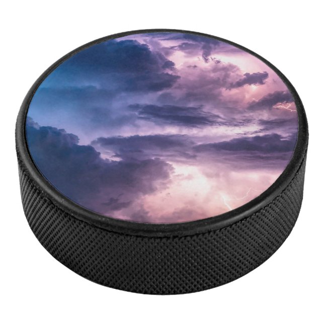Stormy Skies Hockey Puck (3/4)