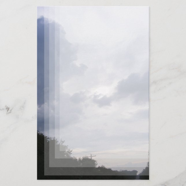 Stormy Skies: Kansas Stationery (Front)
