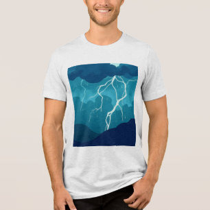 stormy skies Tri-Blend shirt