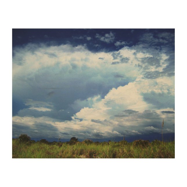 Stormy Skies Wood Wall Art (Front)