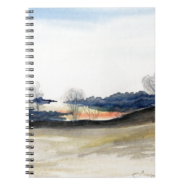 Stormy Sky Spiral Notebook (Front)