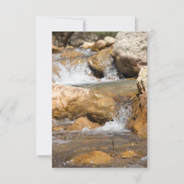 Stormy stream in spring (Front)