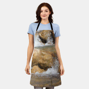 Stormy stream in spring apron