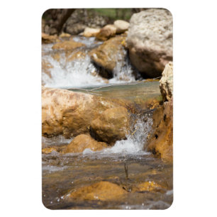 Stormy stream in spring magnet