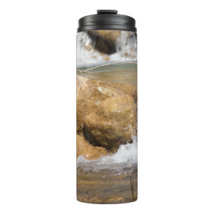 Stormy stream in spring thermal tumbler