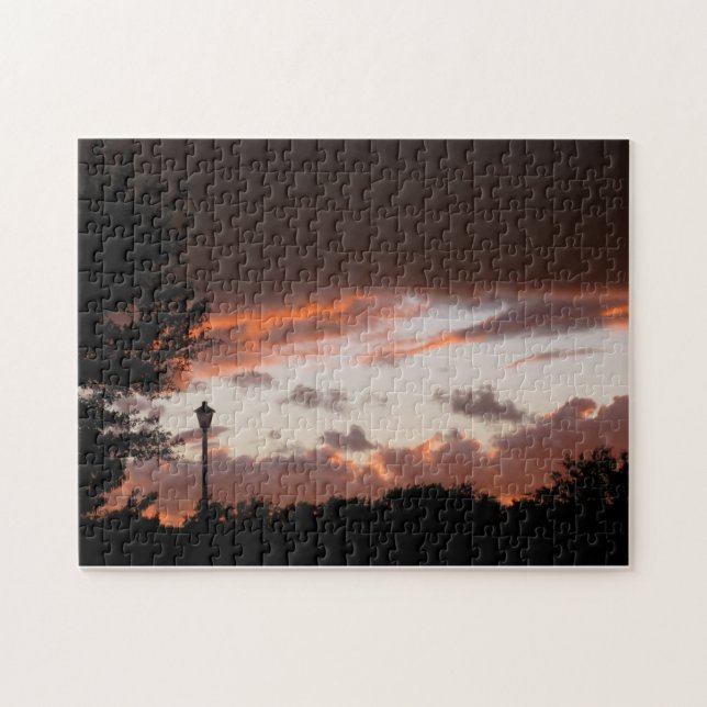 Stormy Texas Sunset Jigsaw Puzzle (Horizontal)