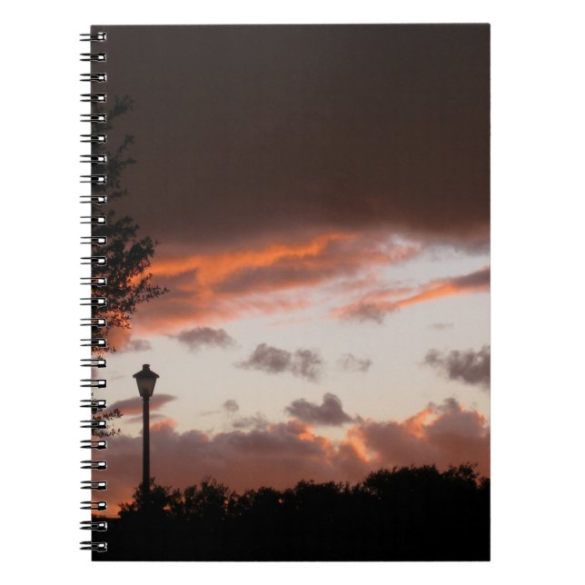 Stormy Texas Sunset Notebook (Front)