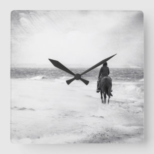 Stormy Times - Square Wall Clock