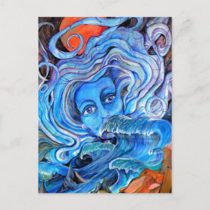 Stormy Waters Postcard