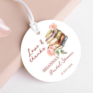 Story book new chapter bridal shower favour favour tags