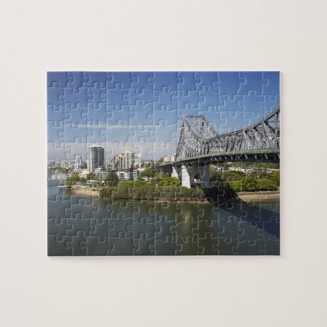 Story Bridge, Brisbane River, and Kangaroo Jigsaw Puzzle (Horizontal)