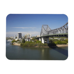 Story Bridge, Brisbane River, and Kangaroo Magnet