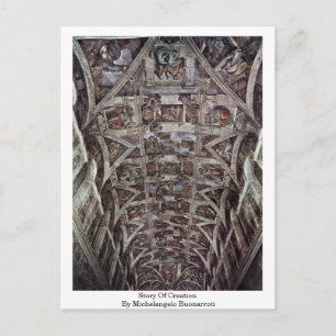 Story Of Creation In Sistine Chapel By Postcard