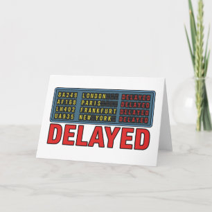 Story of My Life Delayed Travel Card