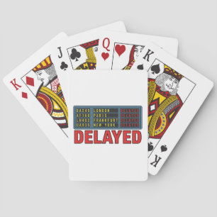 Story of My Life Delayed Travel Playing Cards