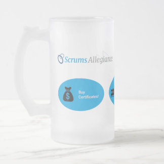 Story Pints With Transparency Frosted Glass Beer Mug