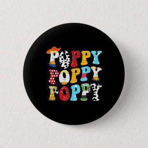 Story Poppy Toy Boy Story Dad Fathers Day Tee For 6 Cm Round Badge