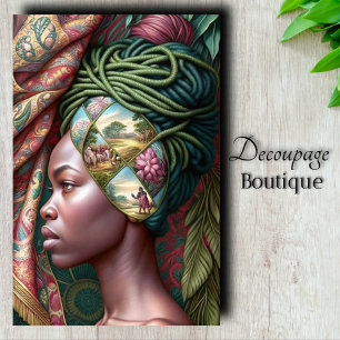 Story Tapestry Decoupage Tissue Paper
