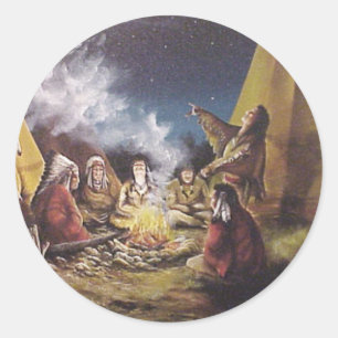 Story Teller Classic Round Sticker