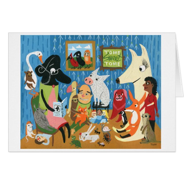 STORY TIME with LUCY THE WONDER WEENIE cards! (Front Horizontal)