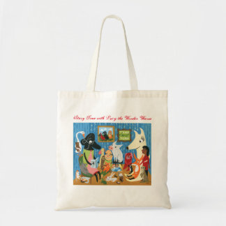 STORY TIME with LUCY THE WONDER WEENIE tote bag