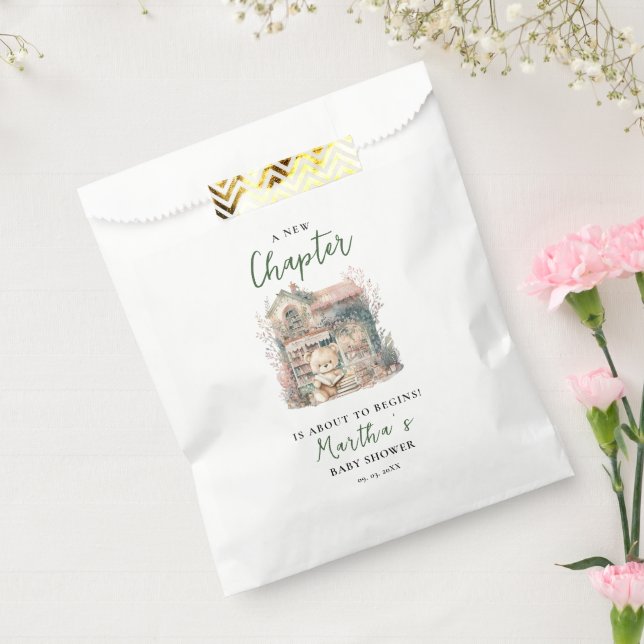 Storybook A New Chapter About Begins Baby Shower Favour Bags (Sealed)