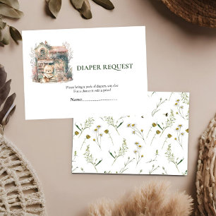 Storybook A New Chapter  diaper raffle request Enclosure Card