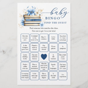 Storybook Baby Shower Find the Guest Bingo Game