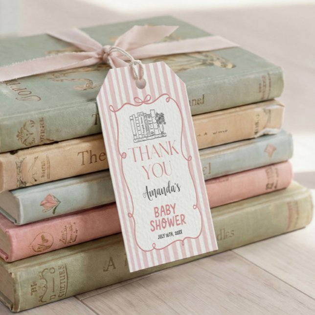Storybook Baby Shower Gift Tag (Creator Uploaded)