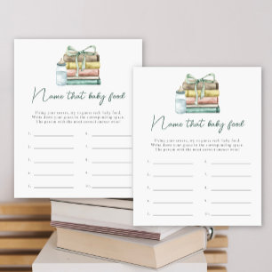 Storybook baby shower - Name that baby food