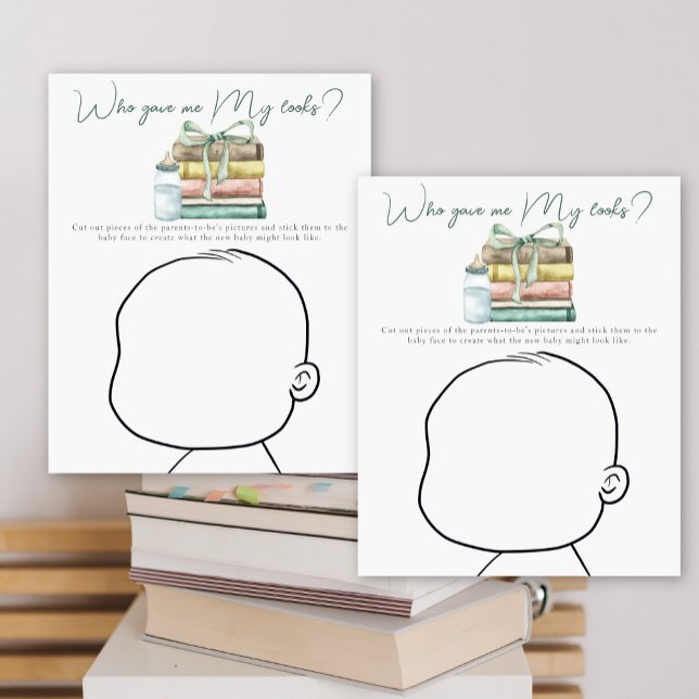 Storybook baby shower - Who gave me My looks? (Creator Uploaded)